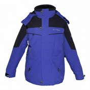 Pánská outdoorová multifunkční bunda Deproc Aspen 3 v 1 modro-černá vodní sloupec 8000 mm 9XL až ...