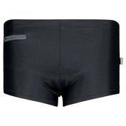 Pánské plavky černé s tmavě šedým pruhem krátká nohavička 4XL - 8XL Adamo ODE-AD-141724-700