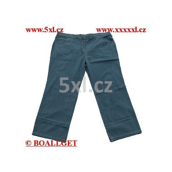 Dámské rifle s lycrou světlemodré