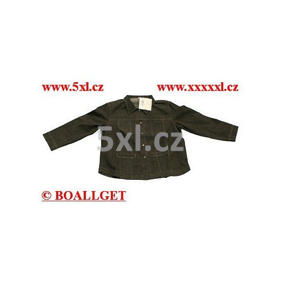 Dámská riflová bunda JEANS bronzová