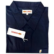 Pánská košile Kamro 15482/220 černá krátký rukáv 9XL - 10XL Kamro ODE-KAM-15482-220