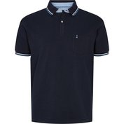 Pánské tričko  s límečkem - polokošile 41121/0580 NORTH 56°4 tmavě modré elastické stretch krátký...