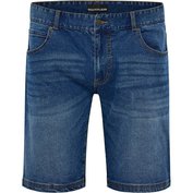 Pánské kraťasy riflové North 51336 modré elastické stretch vybledlý efekt NORTH ODE-NO-51336-2340