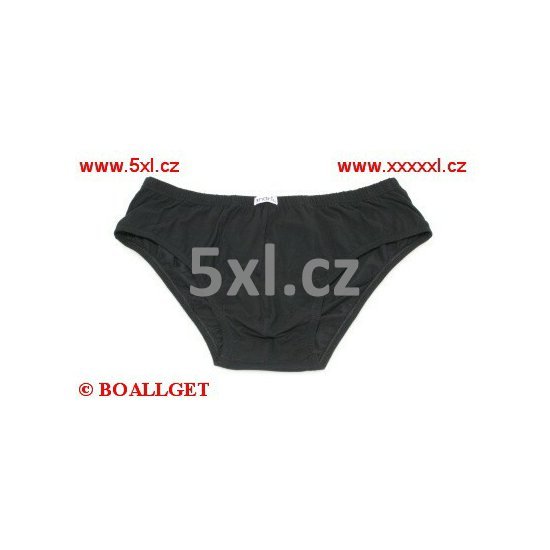 Pánské slipy černé nadměrné 5XL - 8XL