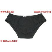 Pánské slipy černé nadměrné 5XL - 8XL