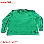 Pánské tričko zelené s dlouhým rukávem  ODE-P60064