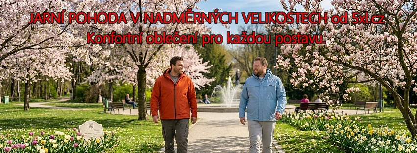 Jarní kolekce nadměrného oblečení od 5xl.cz