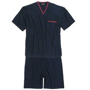 Pánské pyžamo ADAMO krátký rukáv a krátké kalhoty tmavě modré Adamo ODE-AD-119261-360