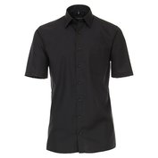 Pánská košile Casa Moda Comfort Fit černá krátký rukáv vel. 48 - 56 (3XL - 7XL) Casa Moda