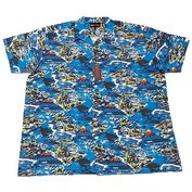 Pánská havajská košile Kamro 16285/194 vel. 5XL - 12XL krátký rukáv Kamro ODE-KAM-16285-194
