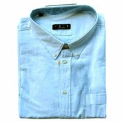 Pánská košile bílá lněná s krátkým rukávem 6XL - 8XL Maxfort ODE-MAX-1262001