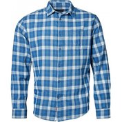 Pánská košile NORTH 56°4 modrá flanelová s dlouhým rukávem 3XL - 10XL NORTH 56°4 ODE-NO-93148-0580